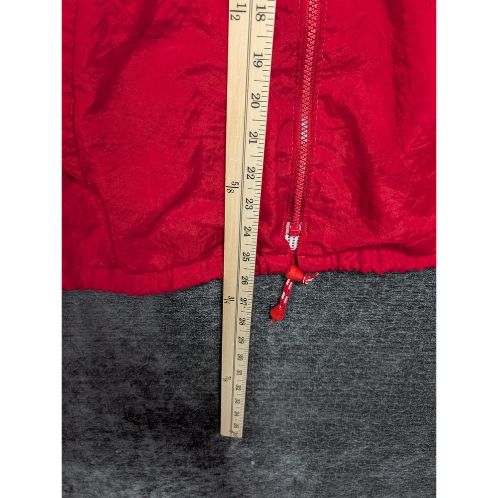 Vintage Swingster Ohio State Buckeyes Windbreaker Jacket Red XXL Made in USA - Picture 3 of 8